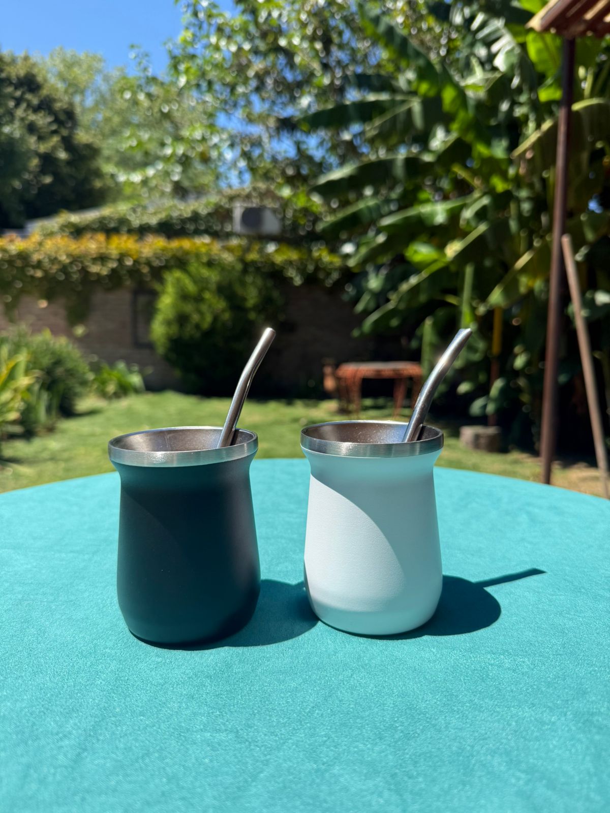 Mate de Aluminio con Bombilla