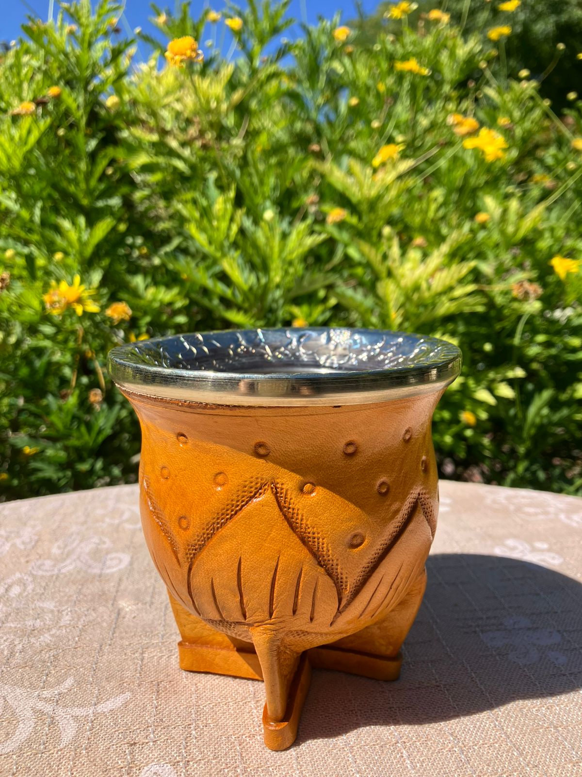 Camionero trabajado a Mano, Cincelado