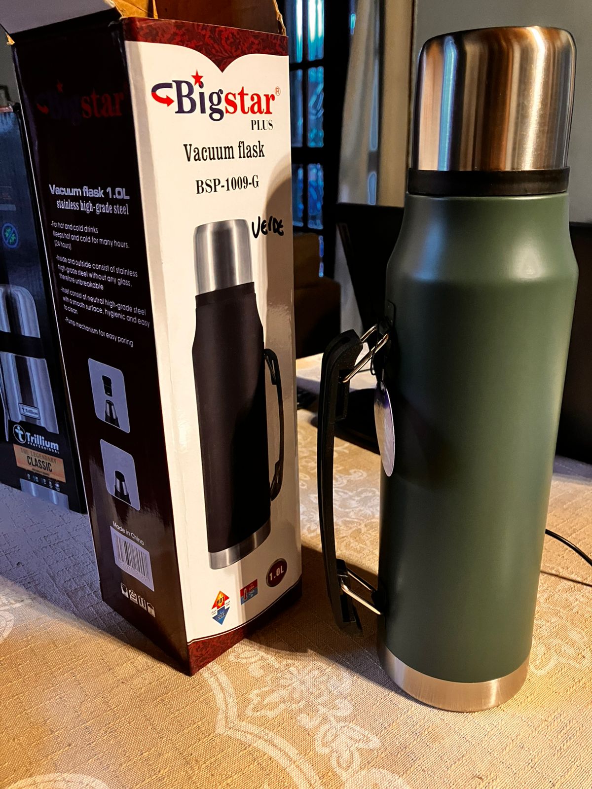 Termo Aluminio Verde Bigstar